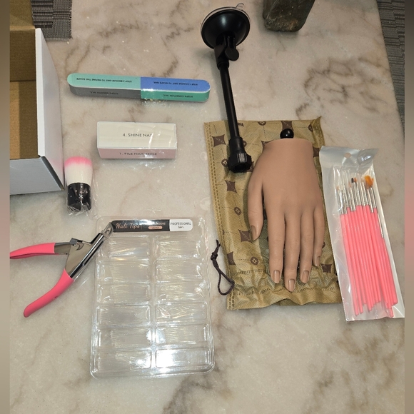 NIB 142pc Manicure/Nail Extension Training Set - Picture 4 of 5